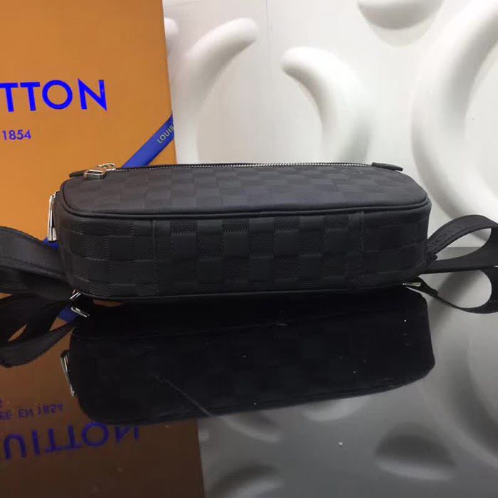 路易威登LV頂級原單N41288原版複刻 Damier Infini皮革Ambler 腰包 YDH2323